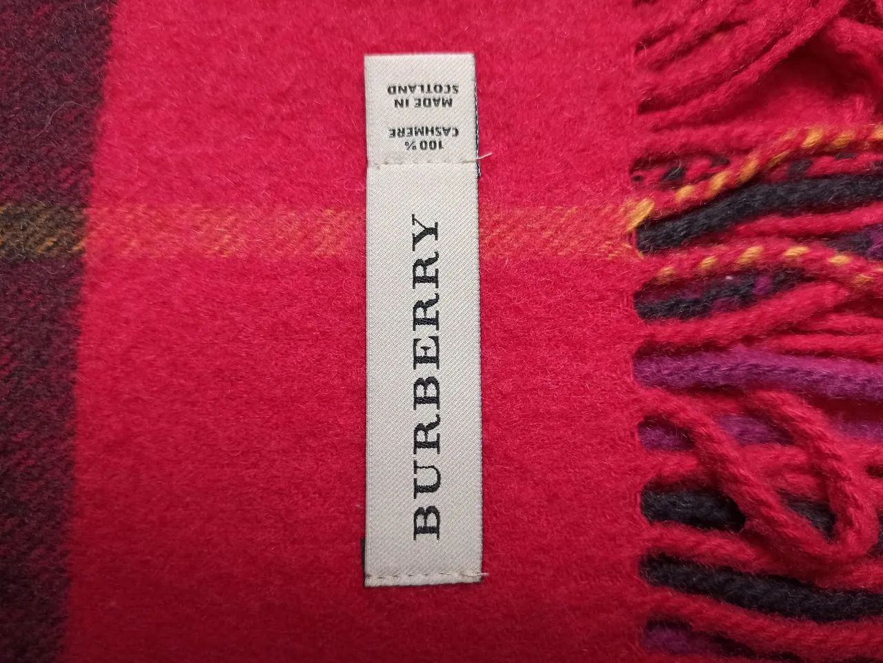 BURBERRY Cachecol Burberry 100% Cashmere - Original - Foto 3