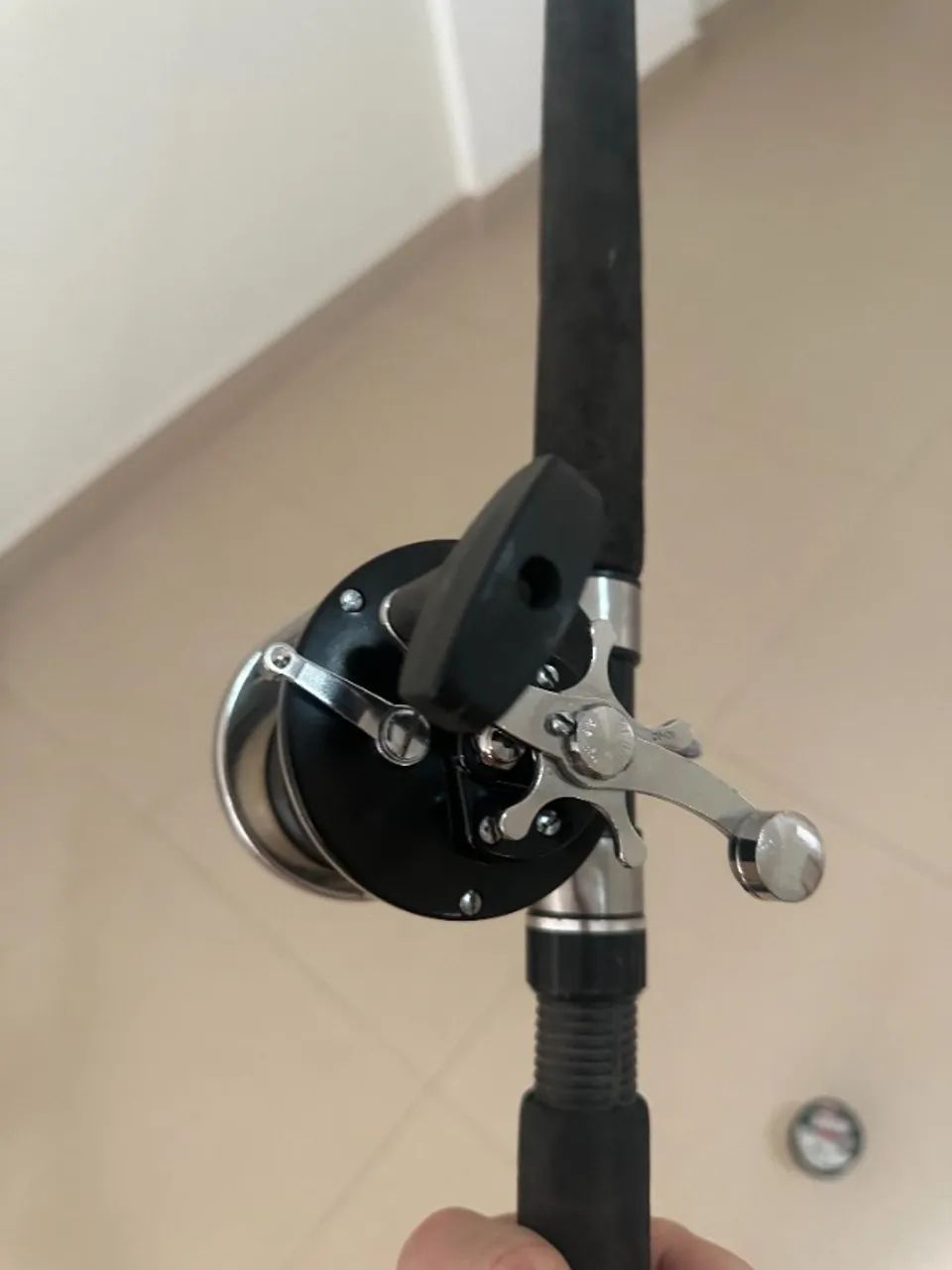 Conjunto Vara Quantum Blue Runner E Carretilha Penn 209 - Foto 2