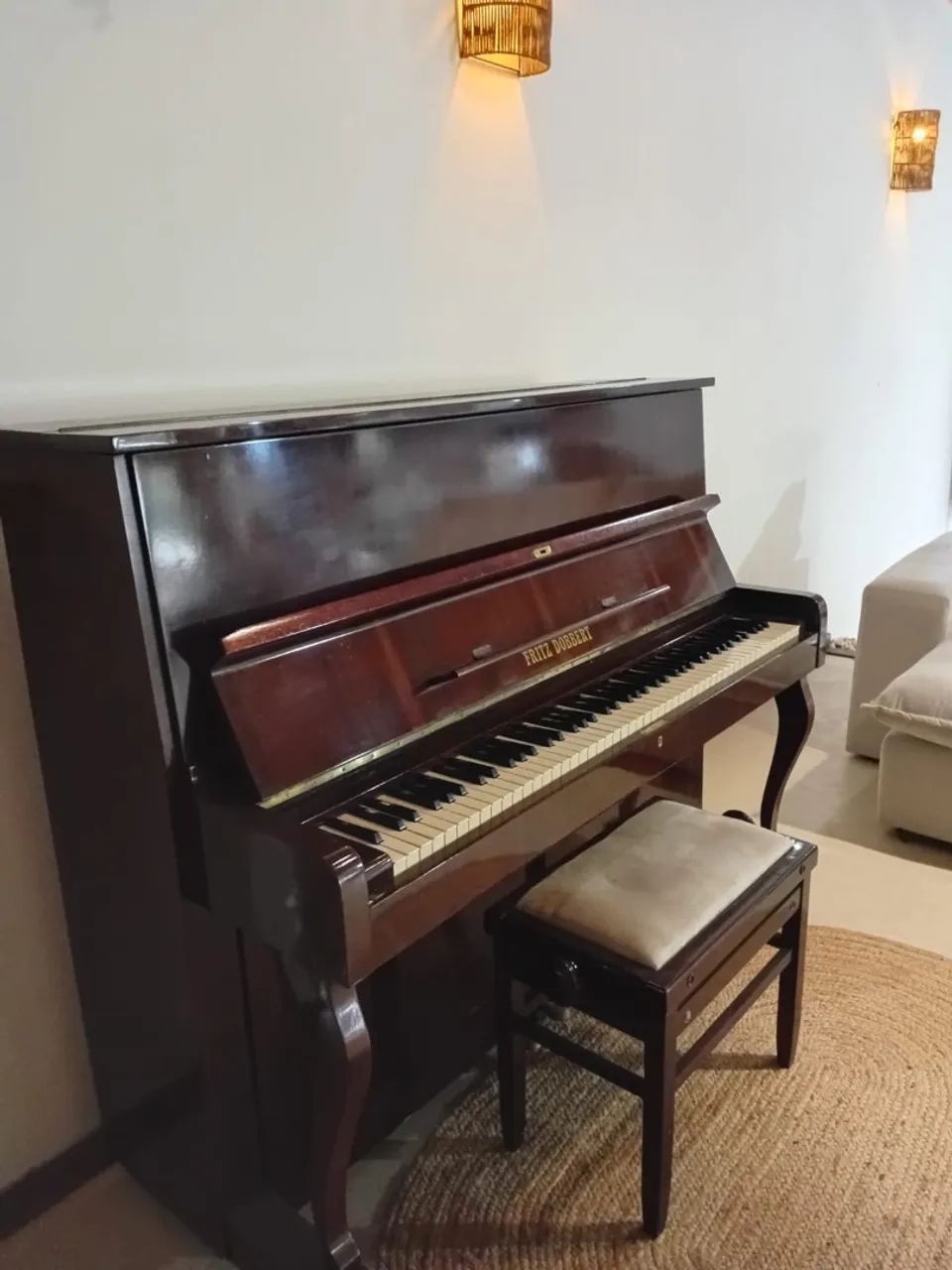 Piano Vertical Fritz Dobbert - Instrumento Musical Clássico - Foto 2