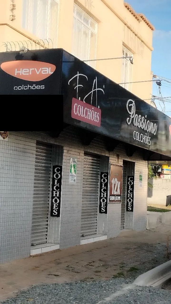 Placa em ACM preto para comércio 12.90x1.26 - Foto 2