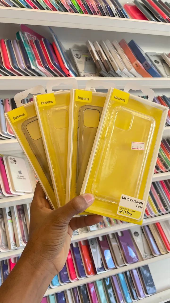CAPA ORIGINAL BASEUS IPHONE 11 PRO TRANSPARENTE  - Foto 3