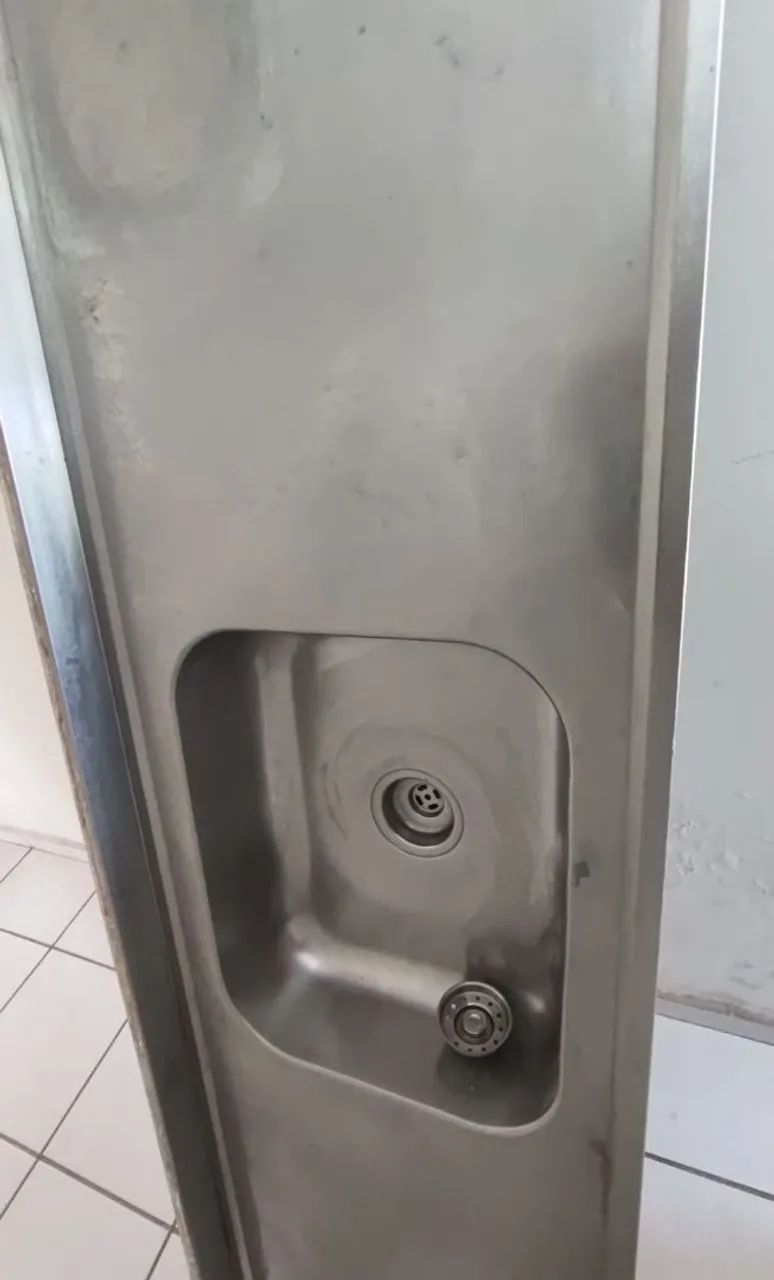 Pia de cozinha em Inox. 152x52 - Foto 6