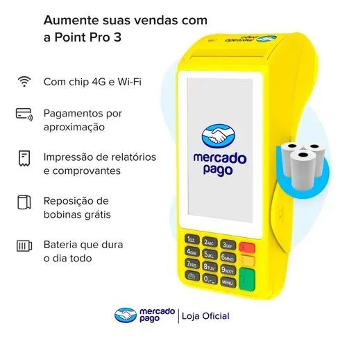 Máquina de cartão point pro 3 