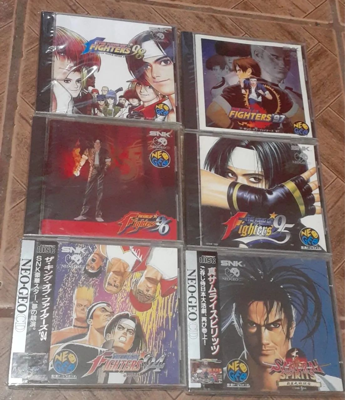 Coleção Neo Geo CD - King of Fighters e Samurai Spirits