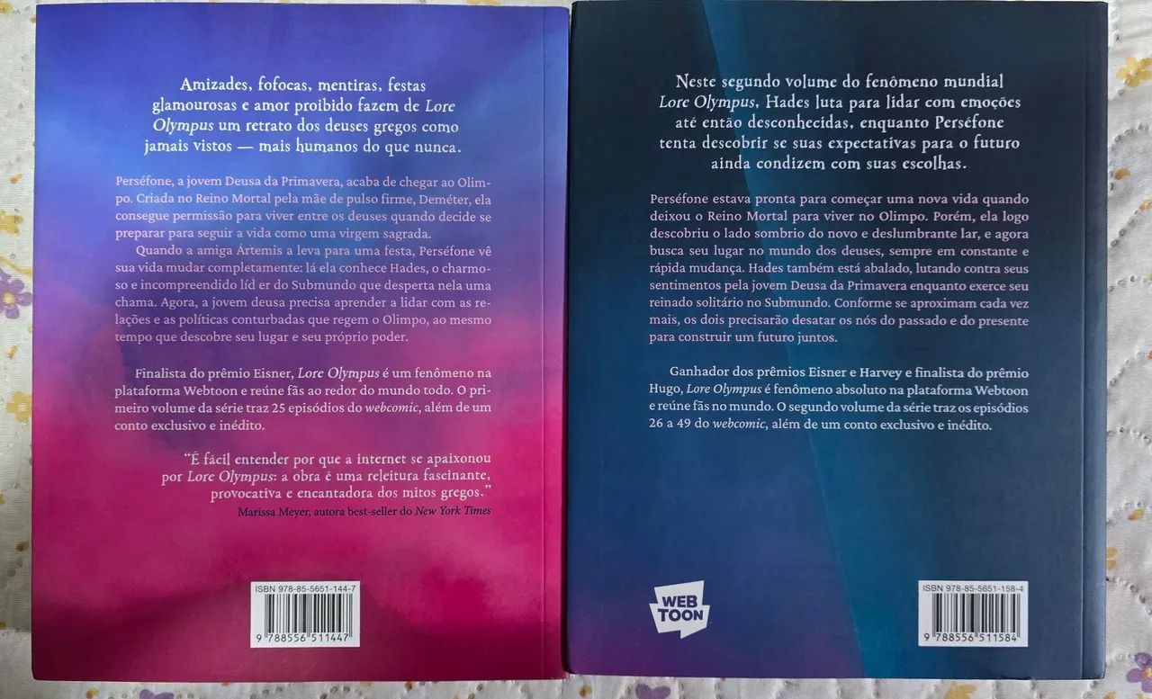 HQ/Livro Lore Olympus volume 1 e 2 - Foto 2