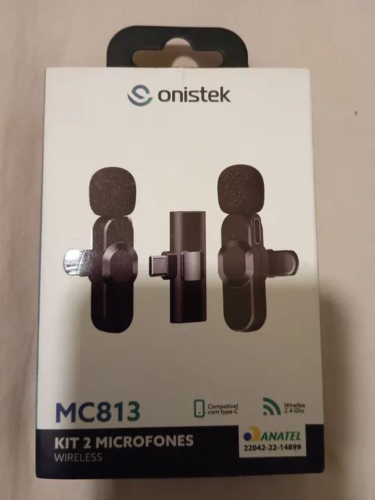 Kit 2 Microfones Sem Fio Onistek MC813