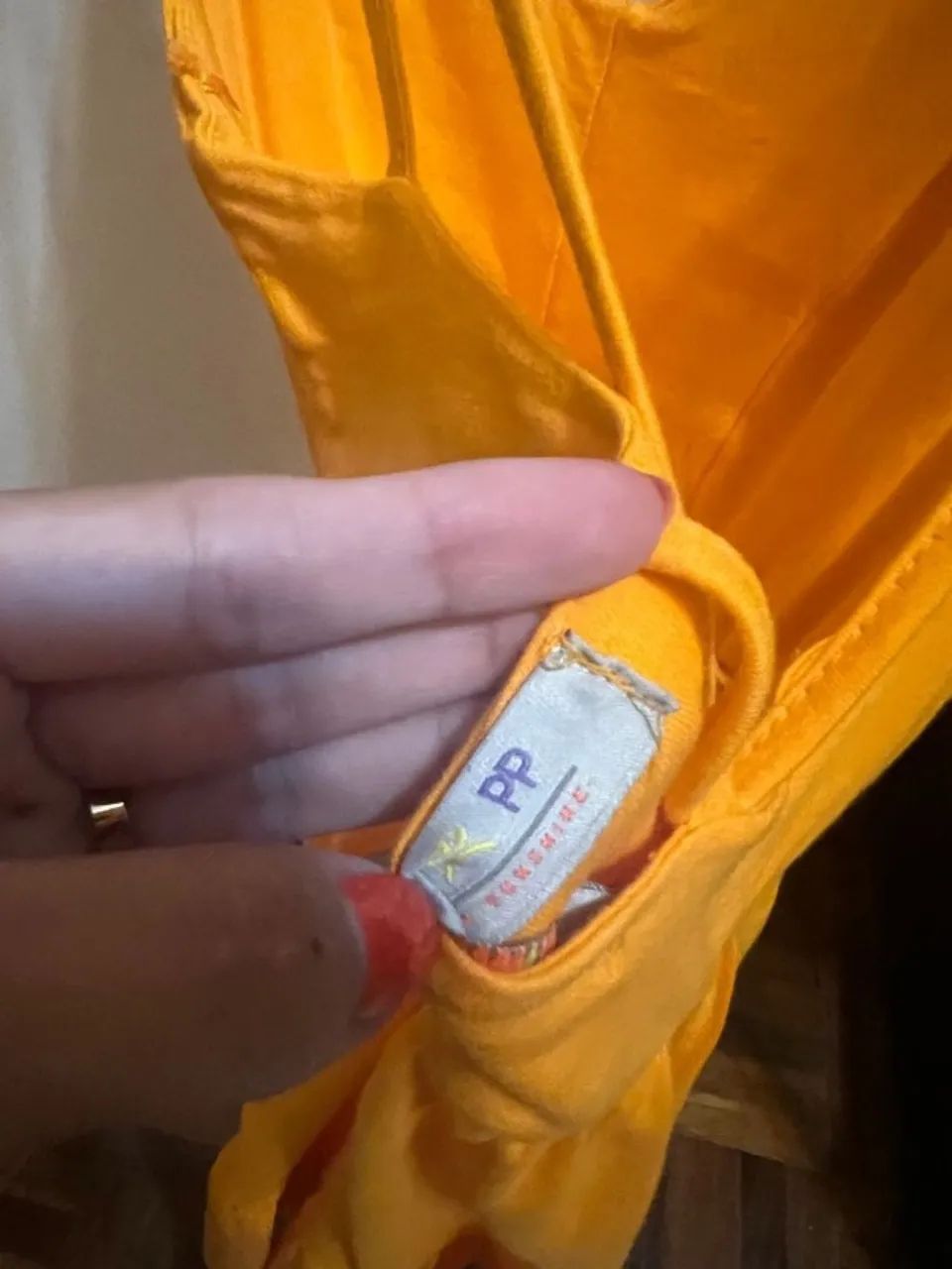 Vestido laranja PP - Foto 4
