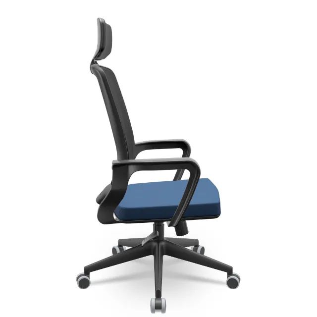 cadeira presidente adrix azul - Foto 2