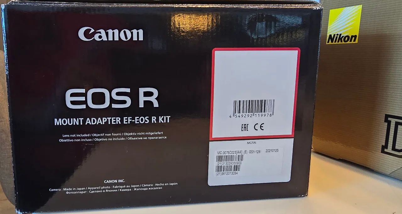 Canon EOS R - Câmera Mirrorless Full Frame NOVA NA CAIXA COMPRADA EM 05/05/2025 - Foto 3
