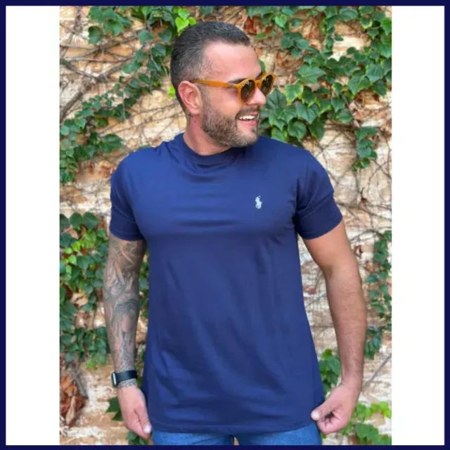 CAMISETA MALHA PIMA AZUL