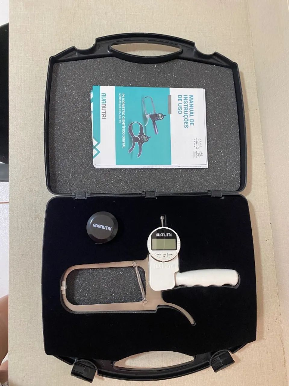 Adipômetro digital avanutri branco  - Foto 3