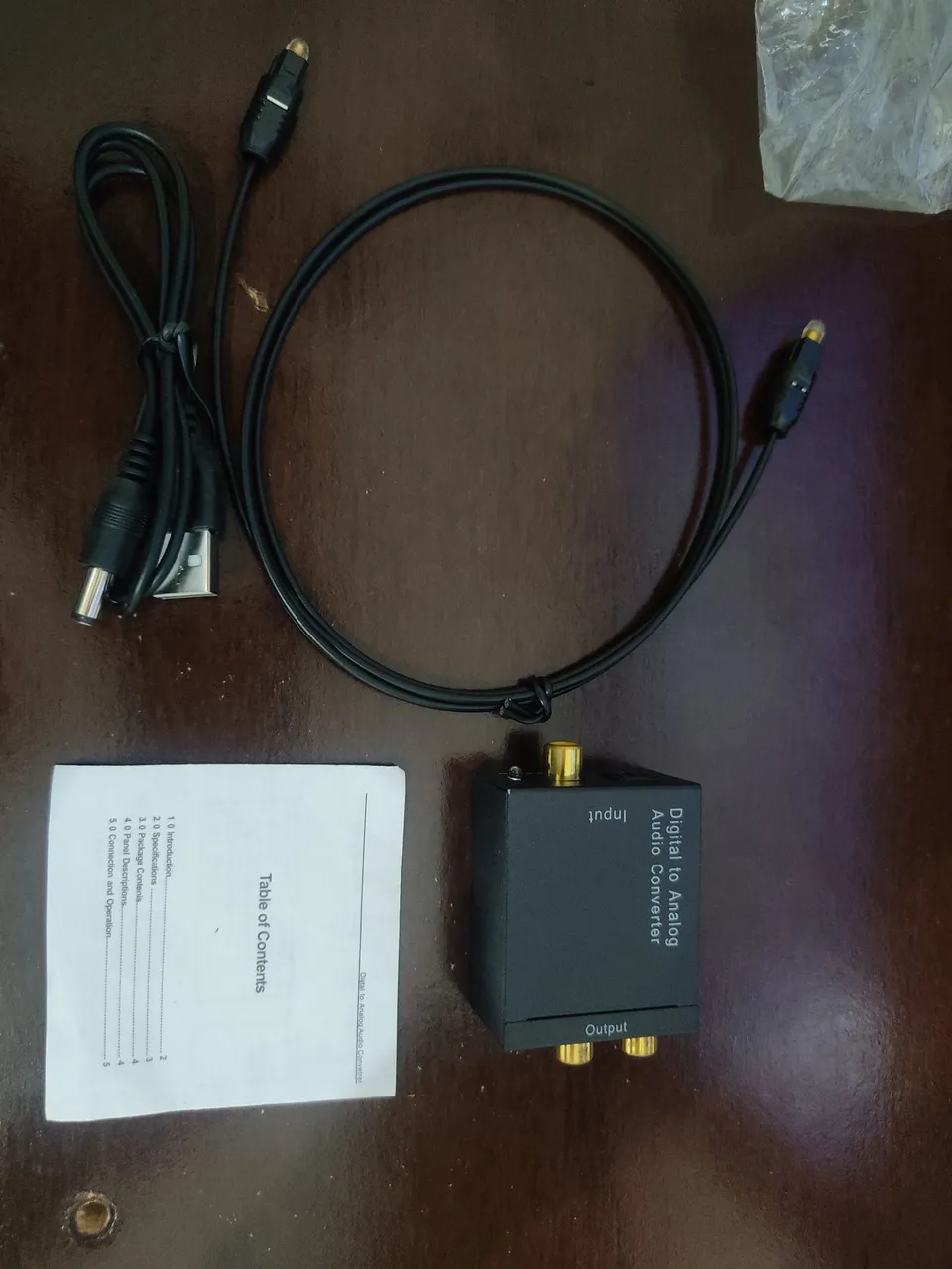 Conversor de áudio analógico para digital 5v - Novo