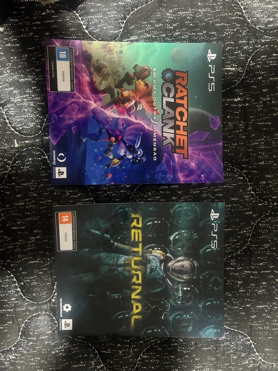 Jogos PS5 - Ratchet & Clank: Em Uma Outra Dimensão e Returnal