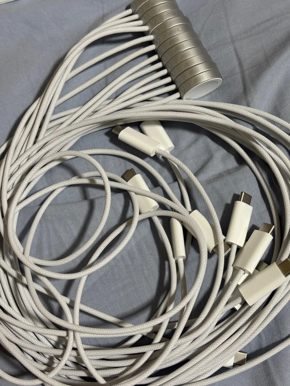 Carregador original Apple Watch tecido carregamento rápido Tipo C