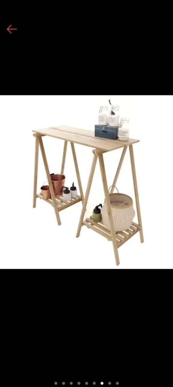Cavalete de pinus para mesa e decoração  - Foto 4