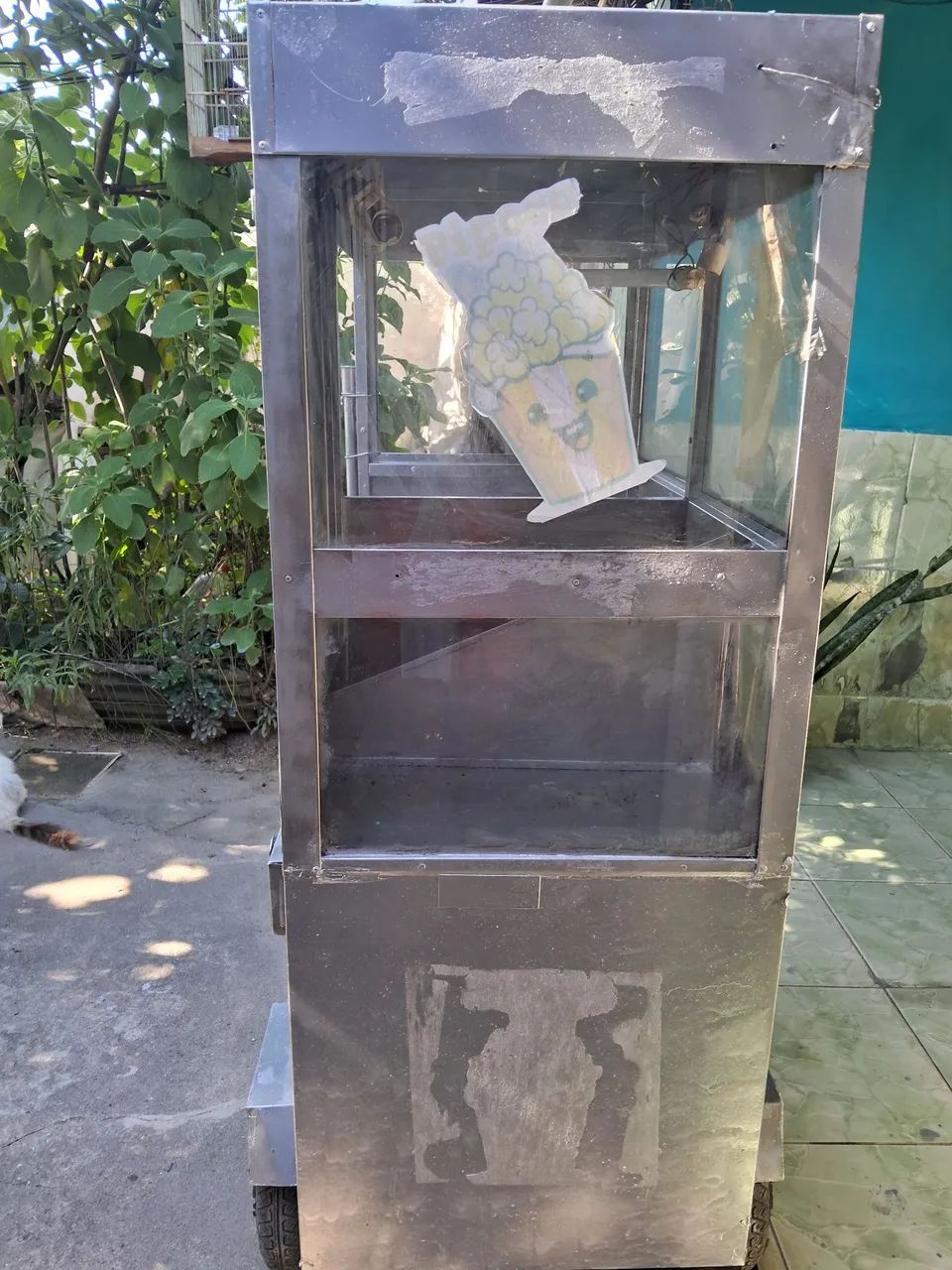 Vendo carrocinha de pipoca completa 