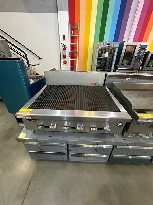Chapa Broiler Industrial gás 90cm Vulcano
