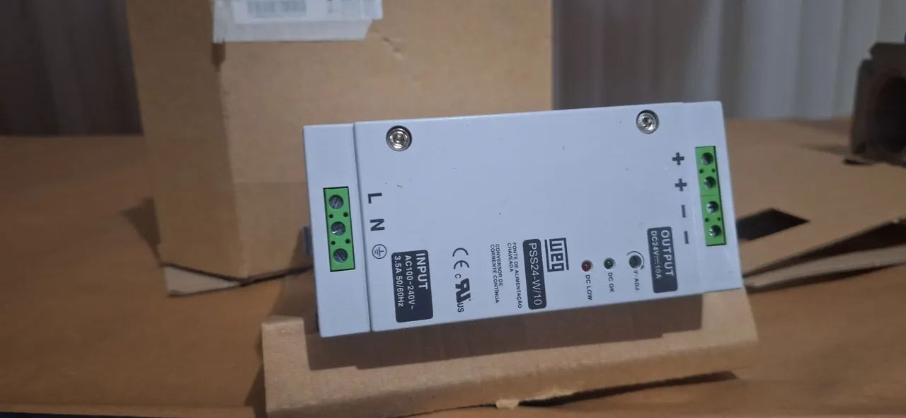 Fonte chaveada weg 24vcc 10 A 240w pss24-w/10. - Foto 3