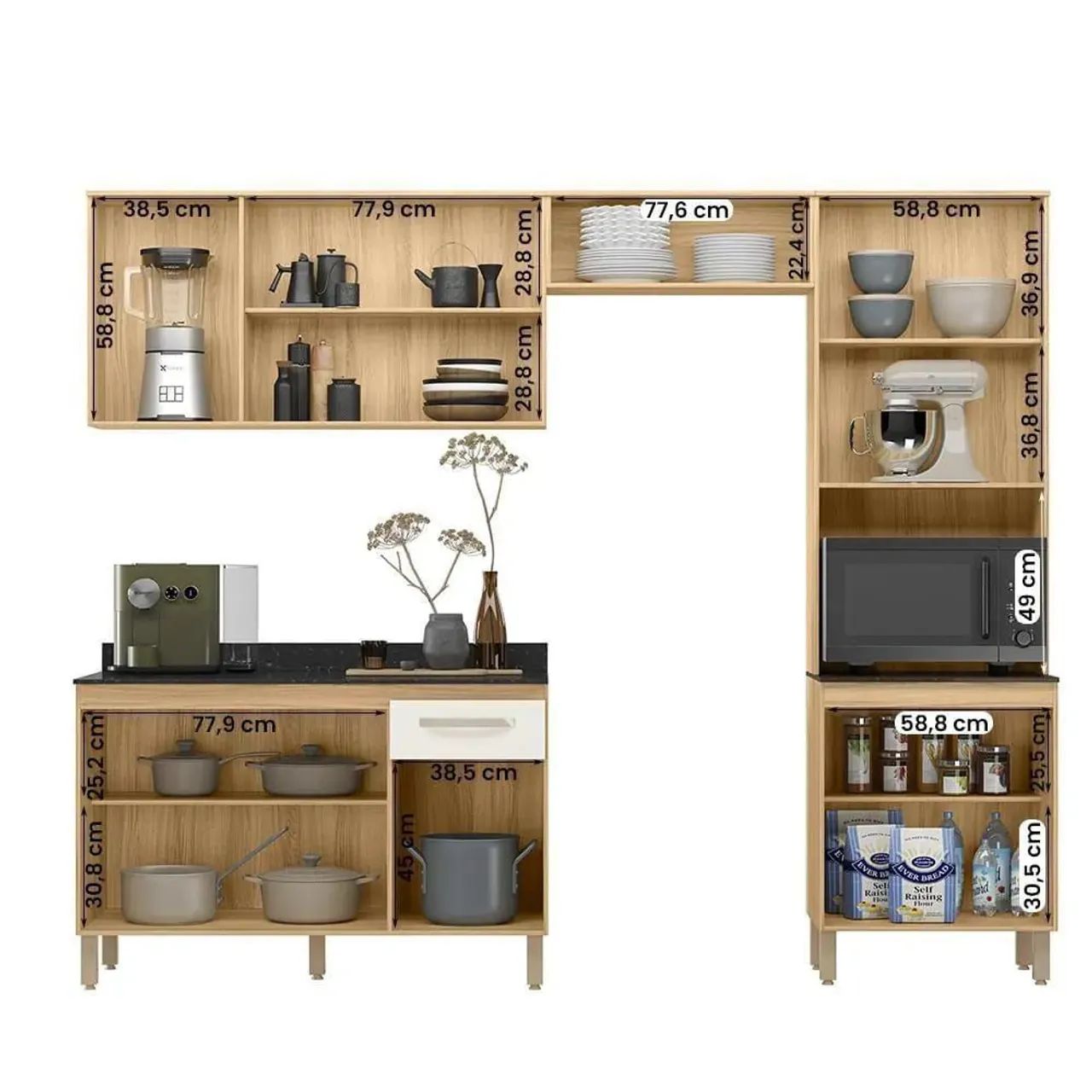 COZINHA COMPLETA FIT 251CM - Foto 5