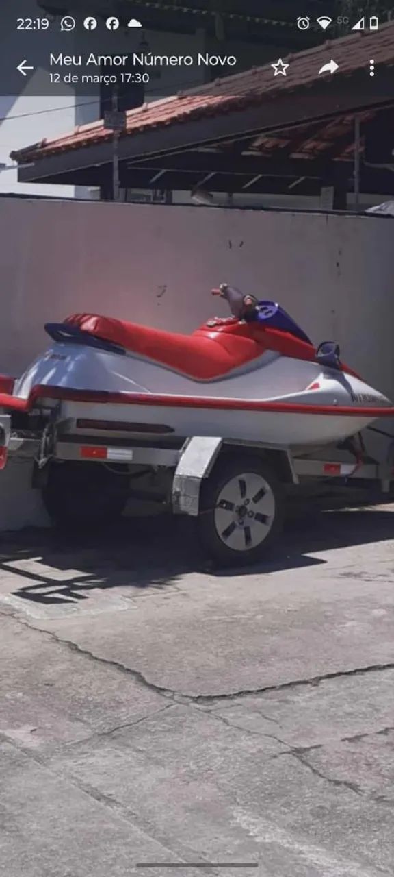 Jet Ski kawasaki 1997-Revisado - Só andar 