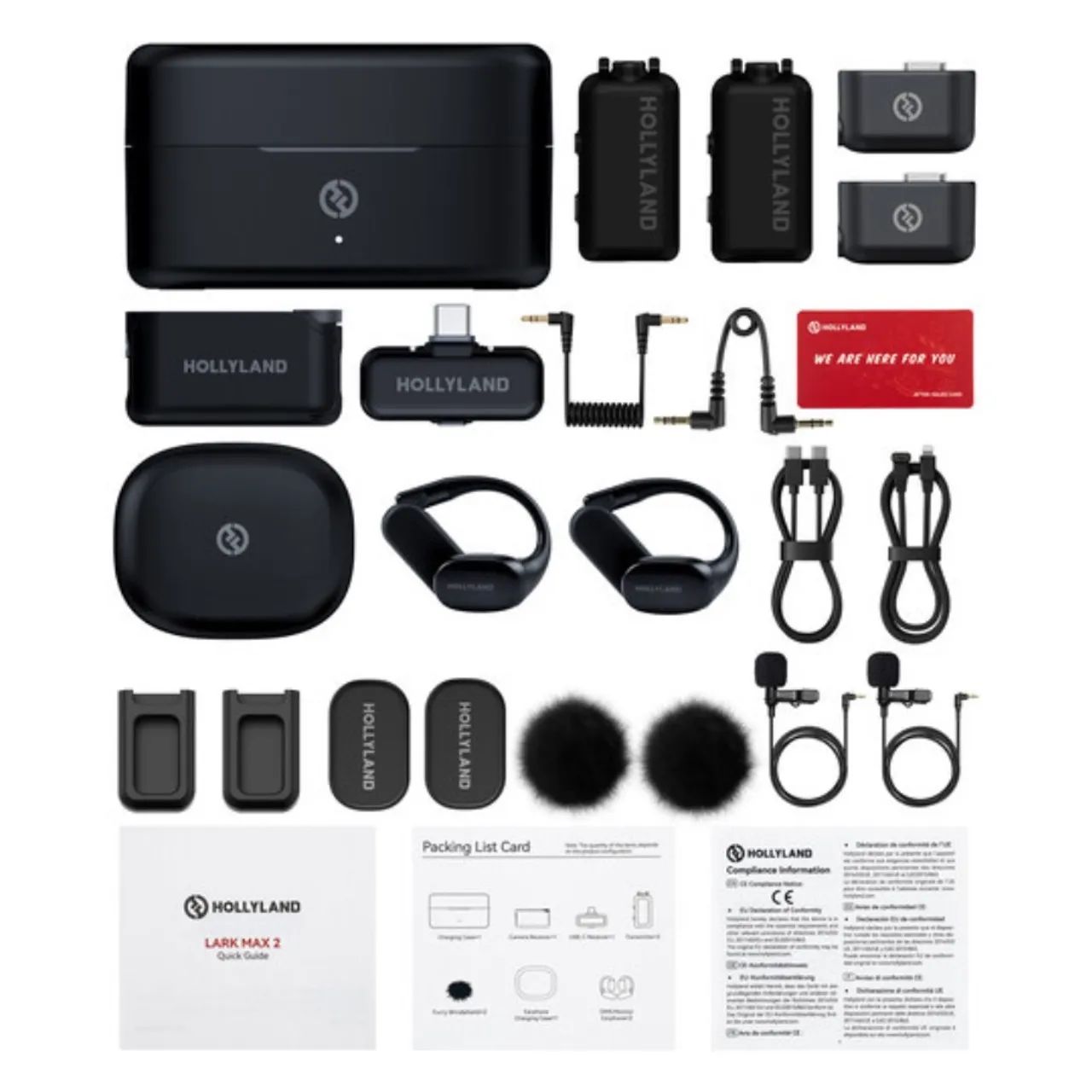 Hollyland Lark A1 Combo Wireless Microphone USB-C/Lightning - Space Gray64617878705282120