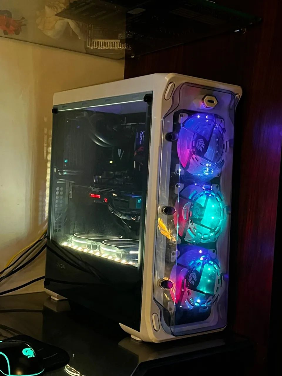 Gabinete trooper Branco 3 fans  - Foto 2