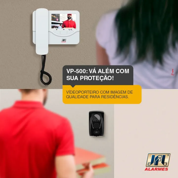 Vídeo porteiro eletrônico; interfone com câmera. Kit completo instalado 
