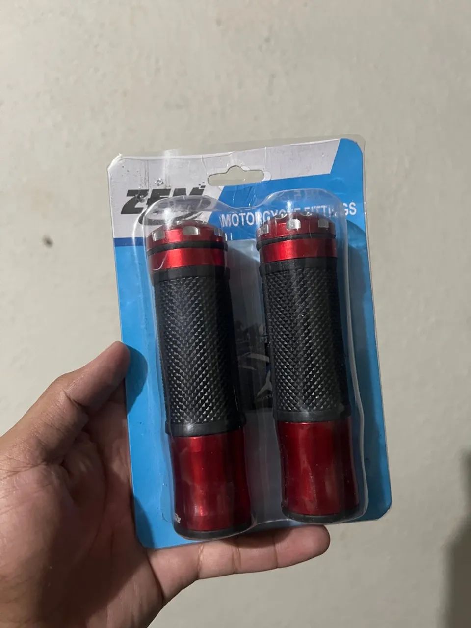Manoplas de Moto Vermelhas - Foto 2