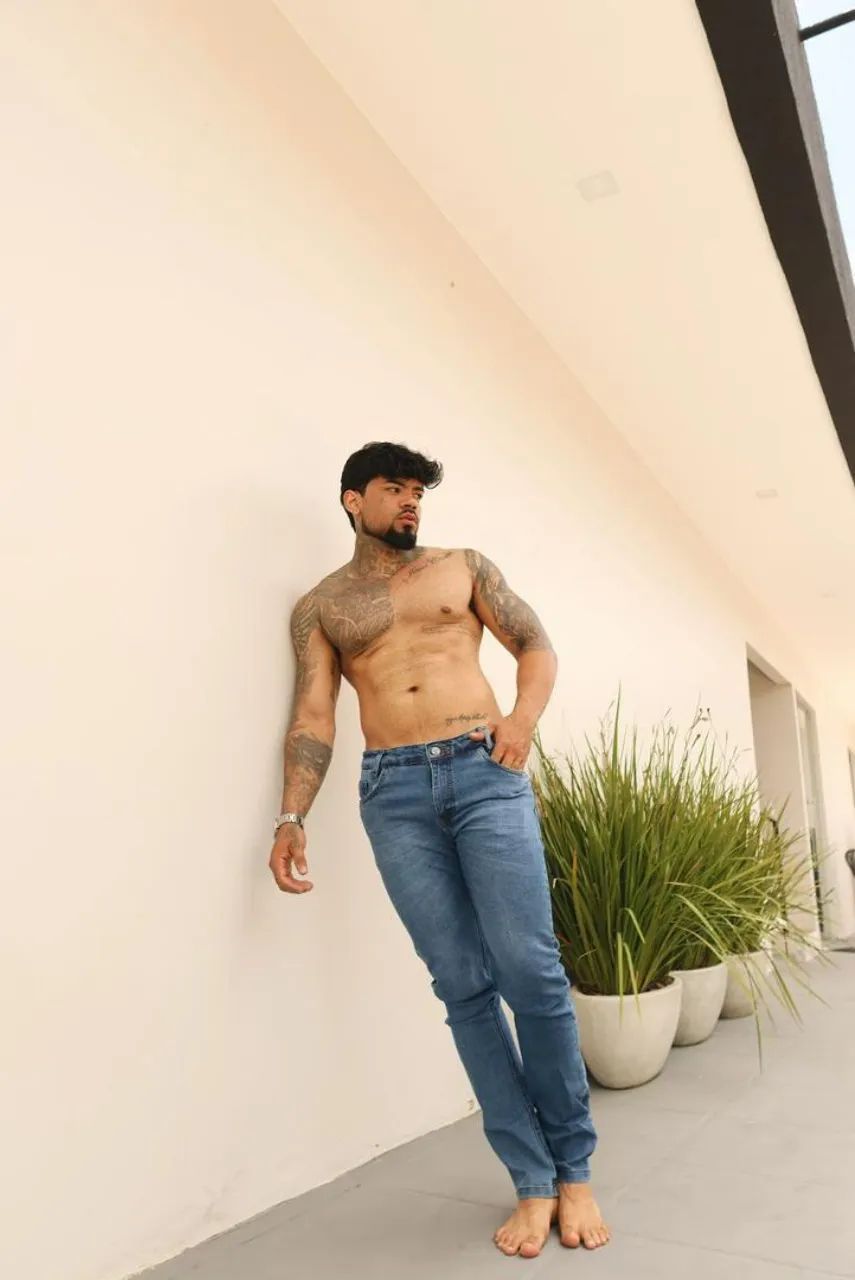 Calça masculina jeans slin com lycra do 36 ao 52 - Foto 2
