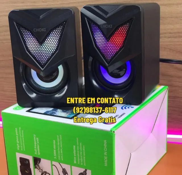 Caixinha de som para pc 6w - Entrega Rápida - Foto 2