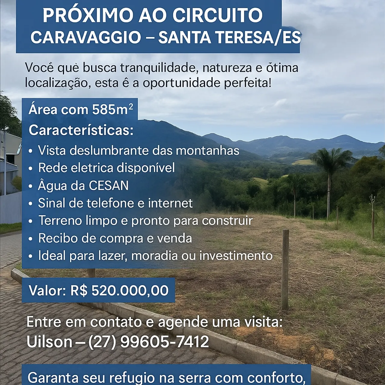 Área para construir