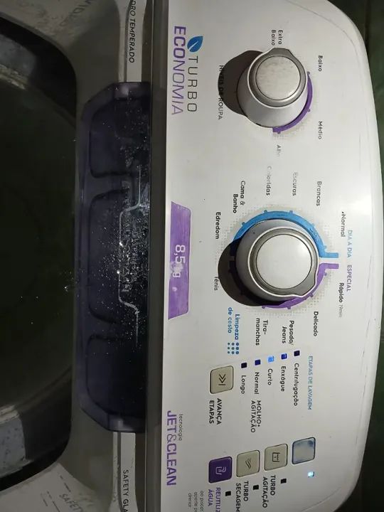 Máquina de Lavar Roupa Electrolux 8,5kg Turbo Economia - Foto 2