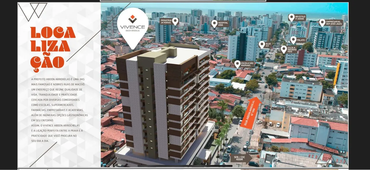 Apt no 10 andar - alto padrão na Rua Abdon Arroxelas, entrega DEZ 2025