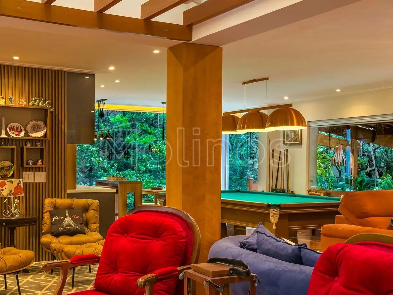 GranVille - Casa Conceito Aberto em Condominio com 4 Suítes - Adega - Lago de Carpa - Mobi - Foto 6