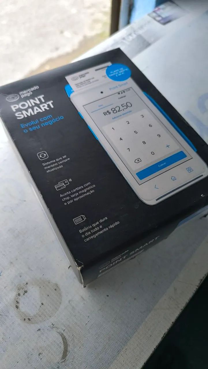 Point Smart 2 maquininha semi nova na caixa com bobinas perfeito estado - Foto 2