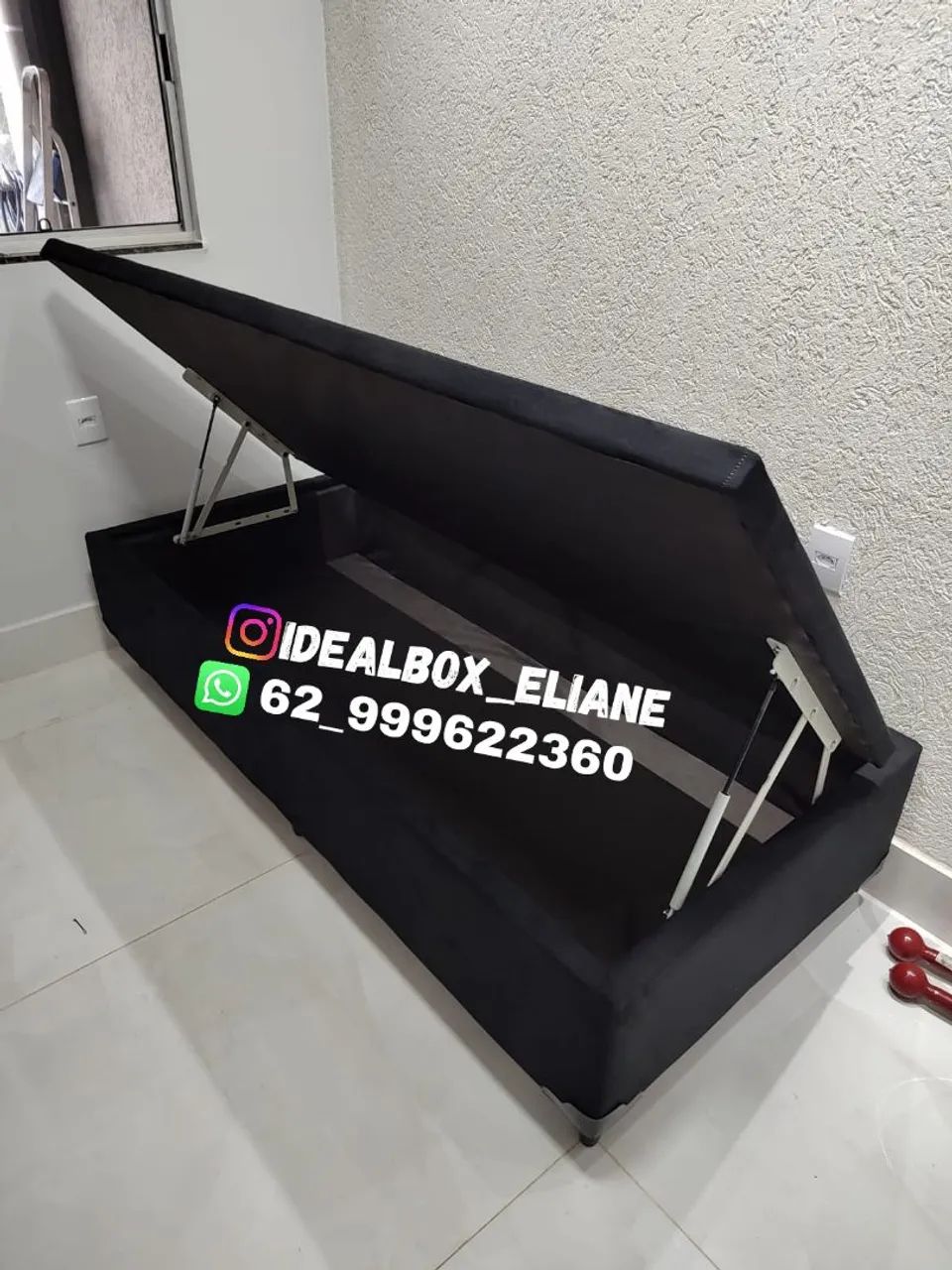 Box baú solteiro medida 88×188 - Parcelamos em até 10x sem juros  - Foto 3