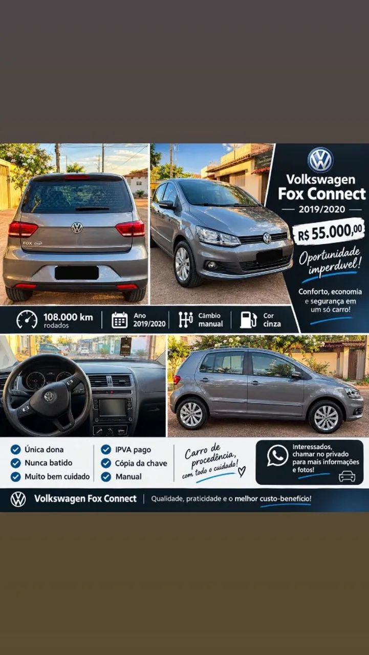 Volkswagen Fox CONNECT 1.6 8V FLEX 2020