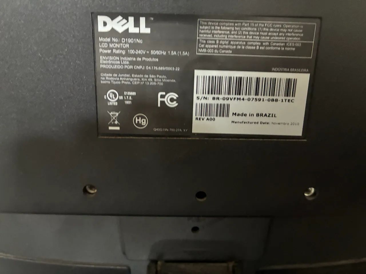 Monitor DELL LCD 18,5 polegadas - Foto 2