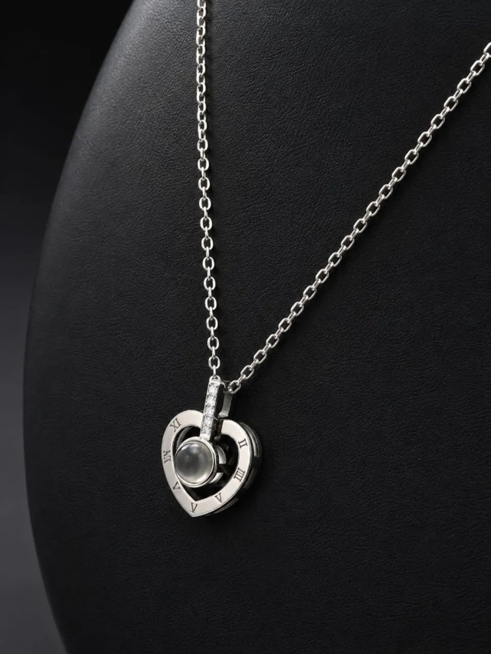 COLAR FEMININO EM AÇO - REFLETOR EU TE AMO - Foto 3