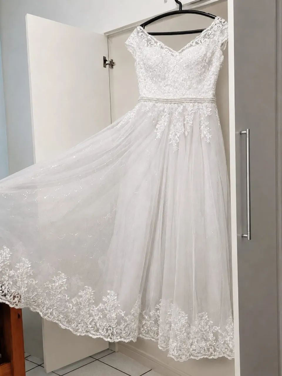 Vestido de noiva - Elegante e delicado - Foto 4