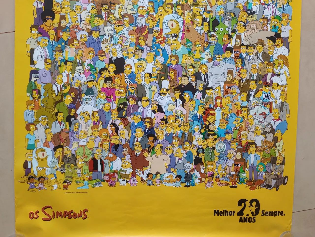 Poster Comemorativo dos Simpsons - 20 anos!! - Foto 3