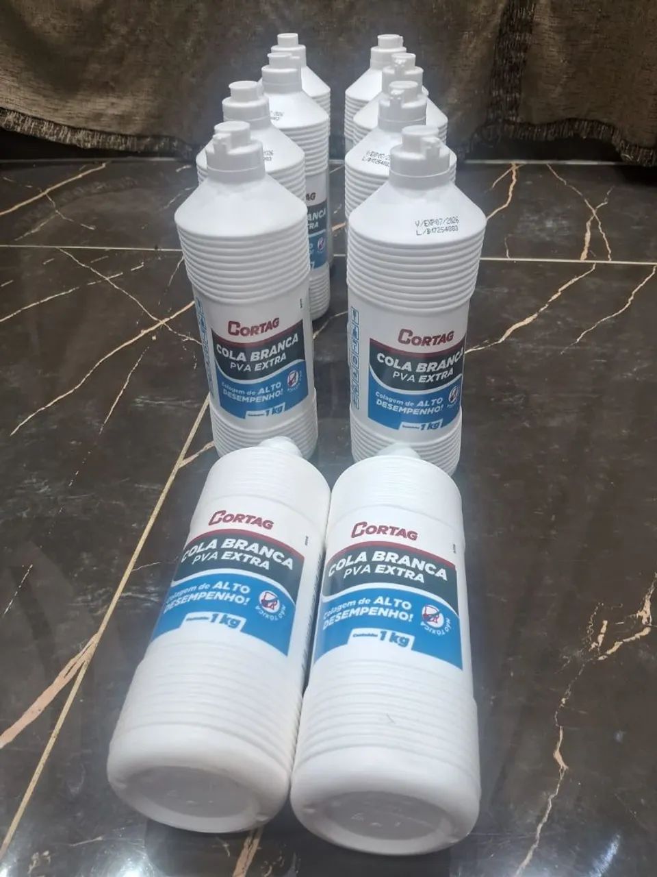 Kit com 10 cola branca PVA EXTRA Cortag<br>15.00 cada - Foto 5