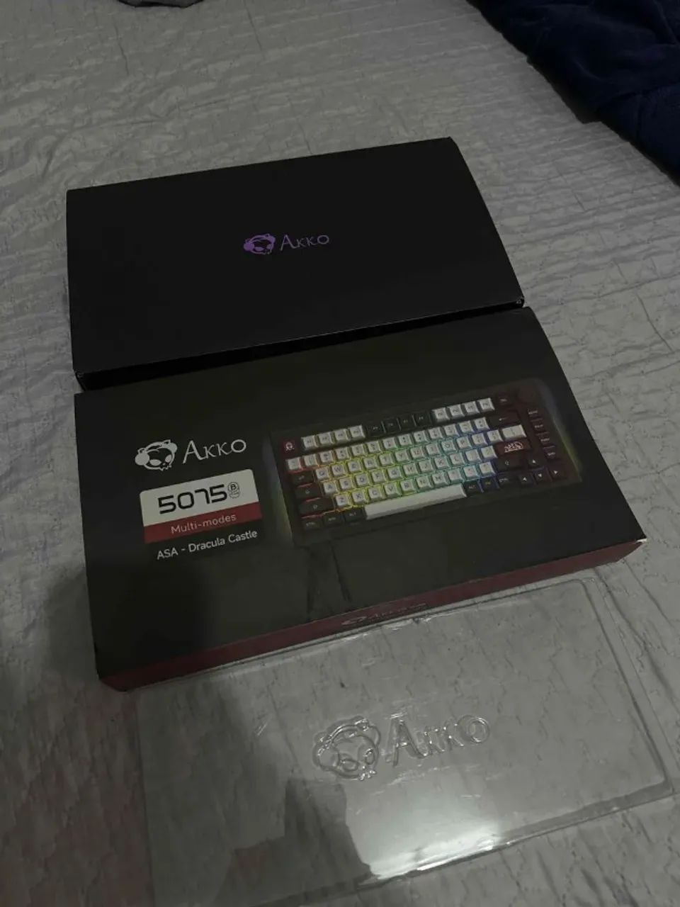 Akko 5075b plus v2 dracula castle - Foto 5