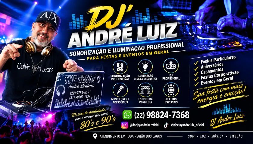 DJ' André Luiz Sonorização e Iluminação Para Festas e Eventos  - Foto 3