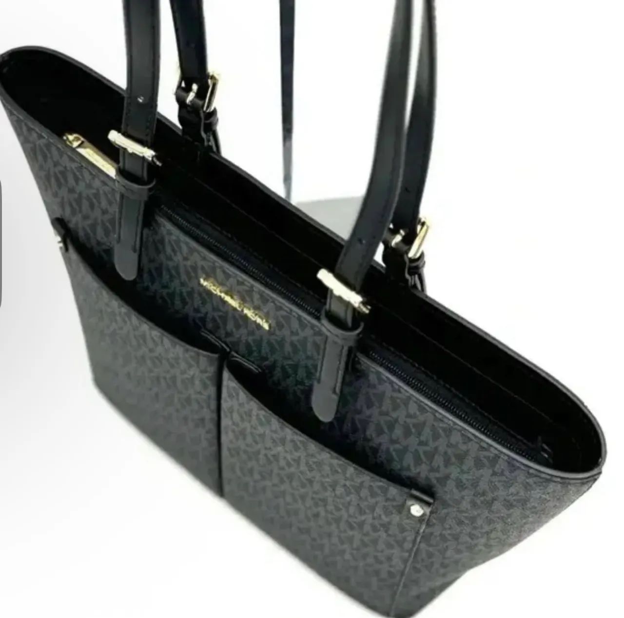 Bolsa Michael Kors Jet Set Média Logo Tote  - Foto 2