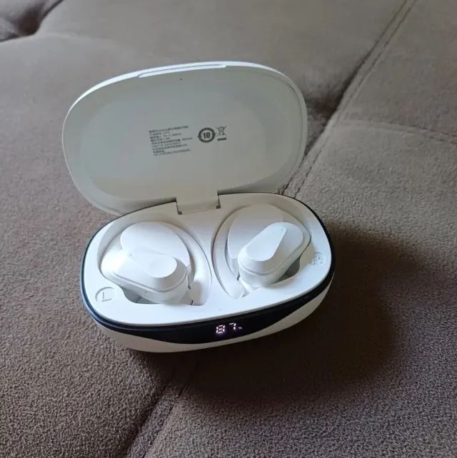 Fones de ouvido esportivos Lenovo LP75 Fones de ouvido Bluetooth brancos