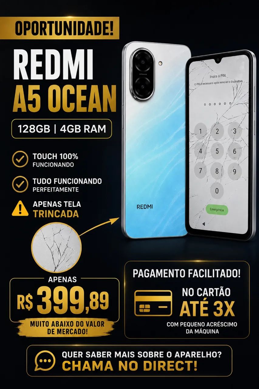 Redmi A5 Ocean 128GB 4GB RAM  - Foto 2