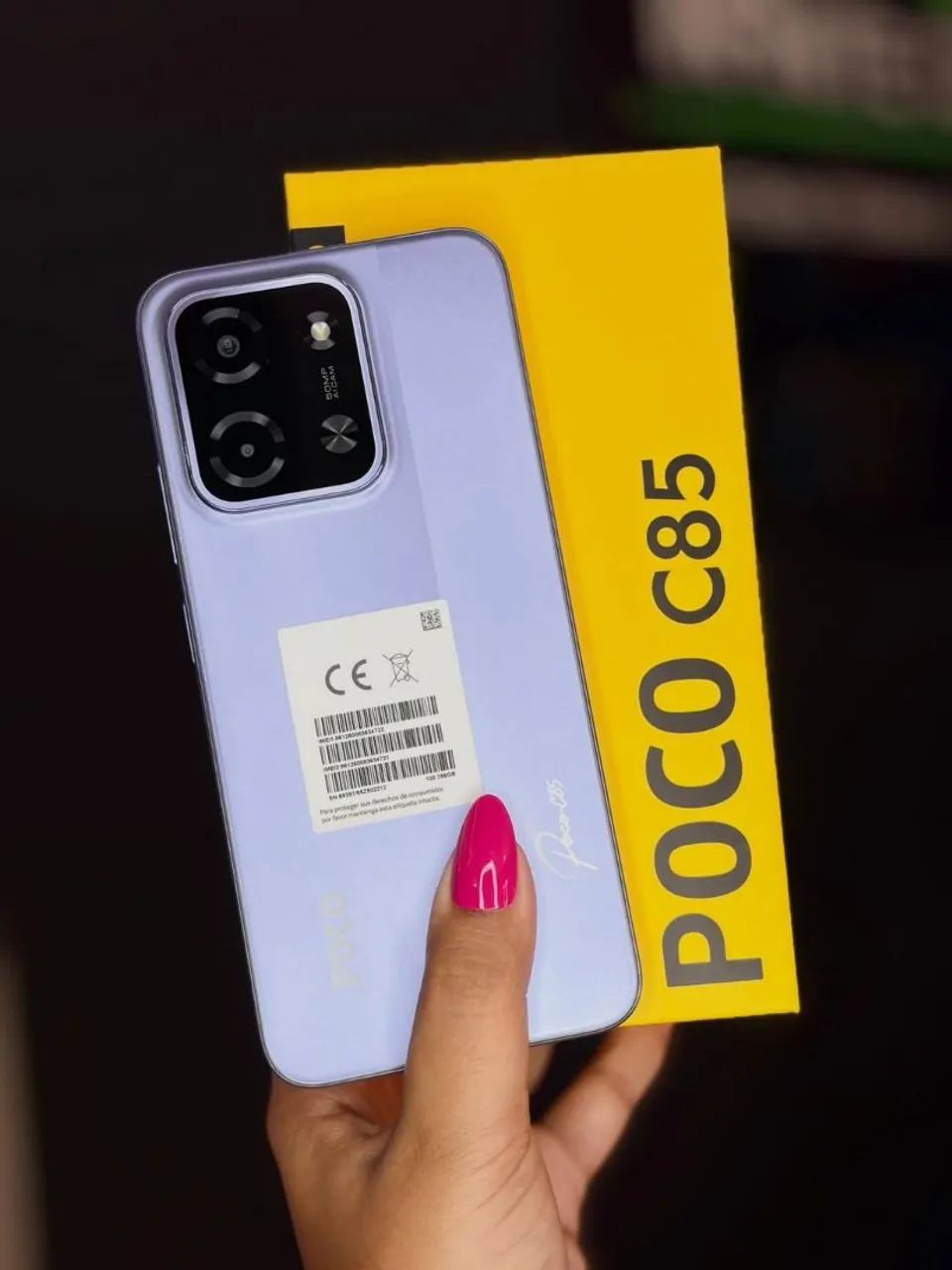 Poco C85 Roxo 256GB - Novo Lacrado!