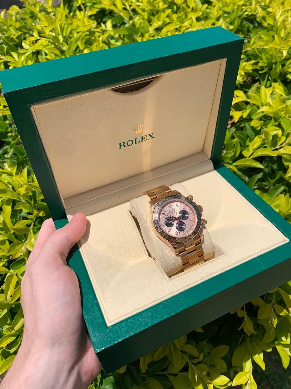 RELÓGIO AUTOMÁTICO ROLEX DAYTONA EVEROSE GOLD  - Foto 4