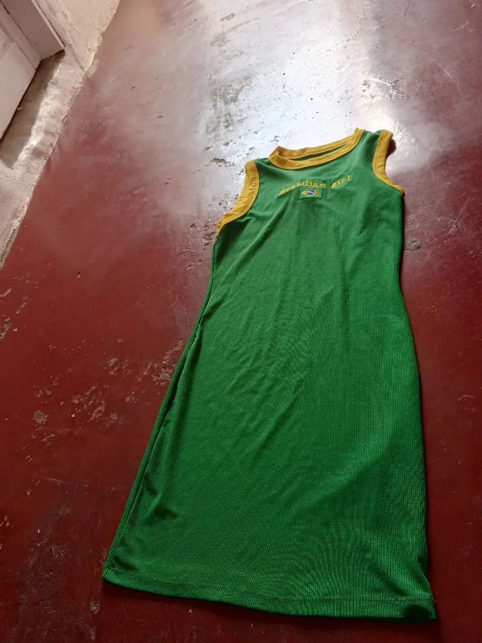 Vestido verde lindo 